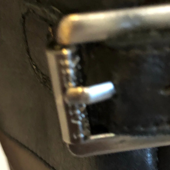 BLONDO Black Leather Riding Knee Boots w/Aquaprotect Women's Size 6 - Picture 13 of 16